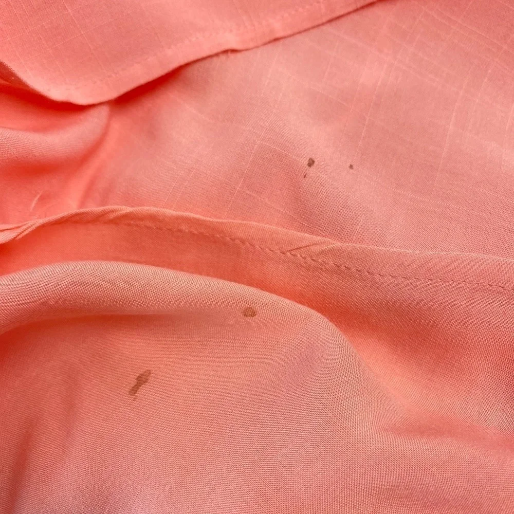 PAIGE Christina Dress Short in Peach Tree Size S